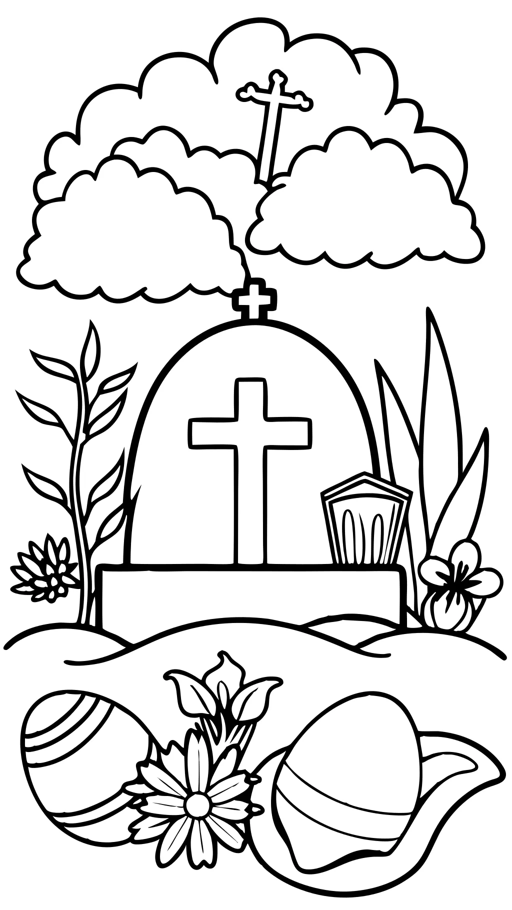 easter coloring pages religious